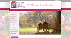 Desktop Screenshot of henniscarecentre.com